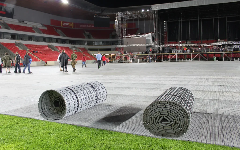 Temporary flooring